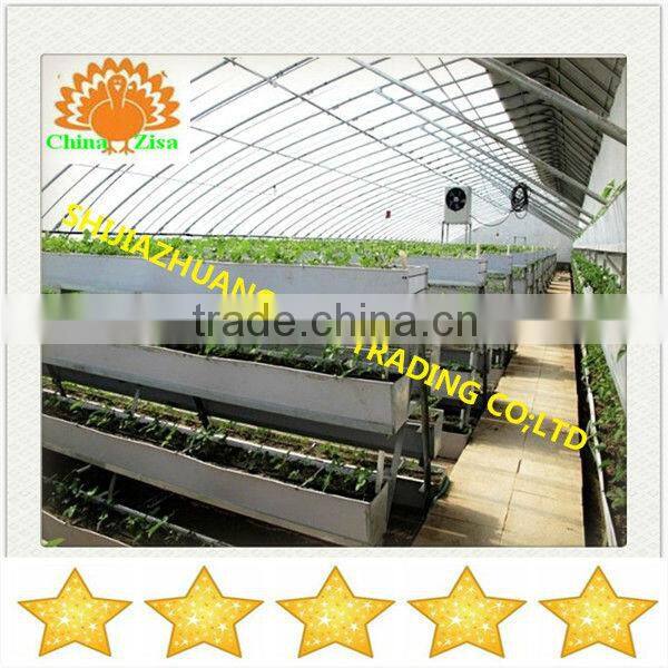 agricultural equipment plant stand in greenhouse