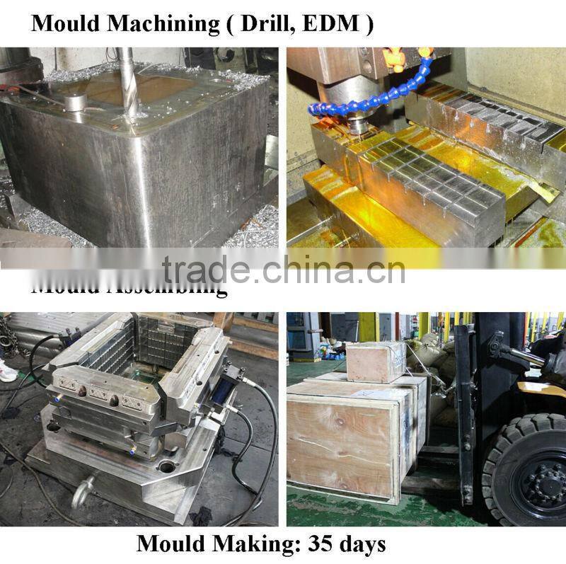 China Mould Factory Plastic Injection Vegetable Crates Mould