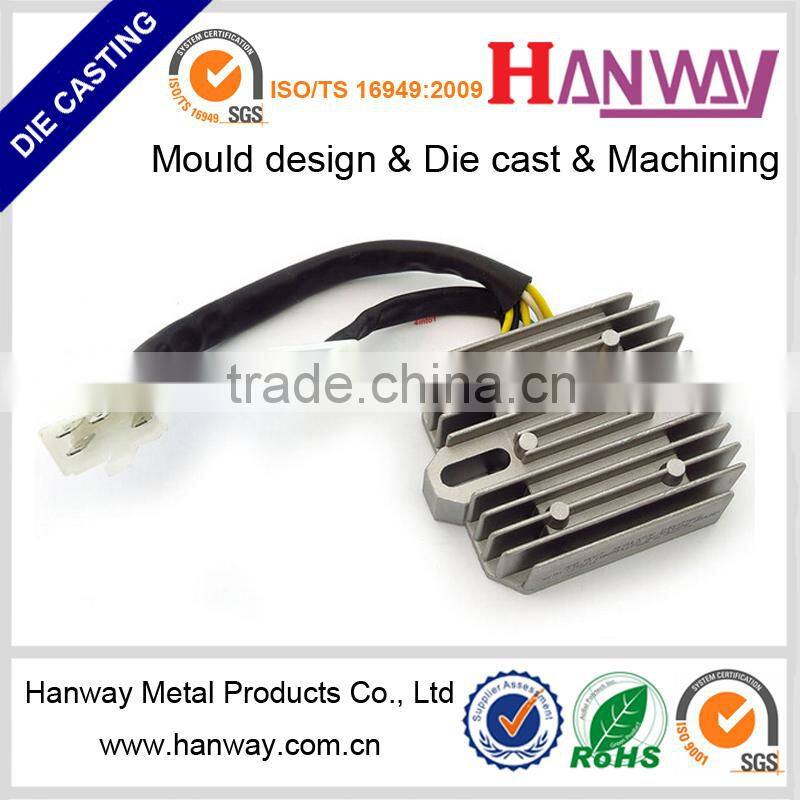 China die casting manufacturer OEM service aluminum die casting heat sink motorcycle ignition system