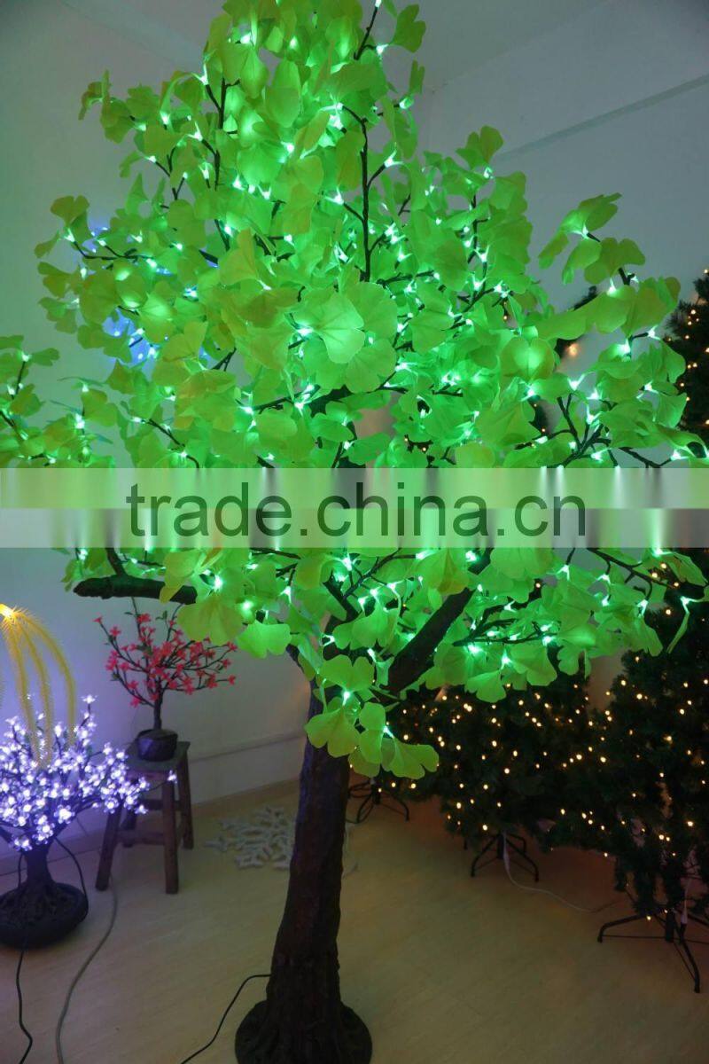 Outdoor LED christmas ginkgo Tree light
