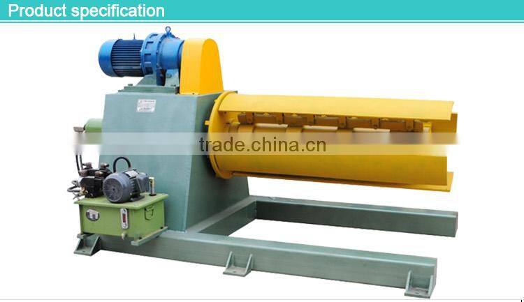 horizontal heavy uncoiler machine for steel coil