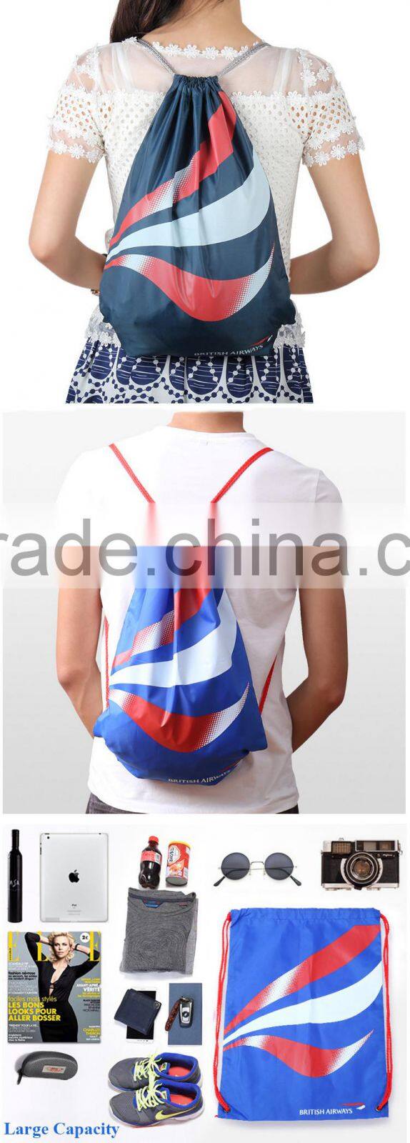 Sport Drawstring Backpack Bag For Gym Kit