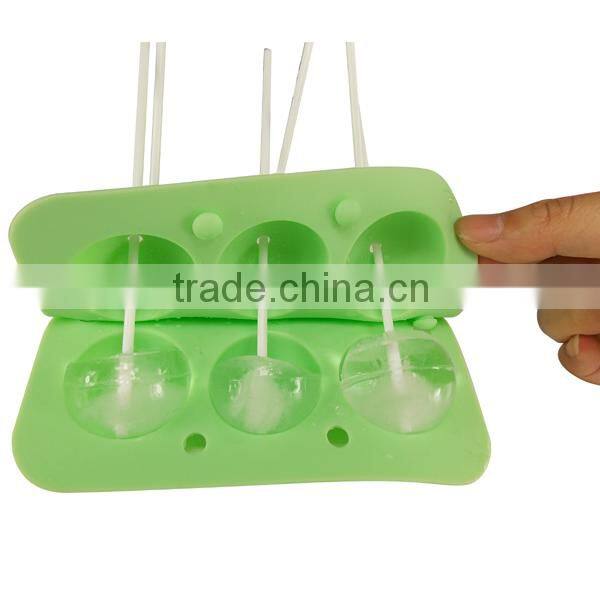 New Silicone chocolate 6 Slots Mould