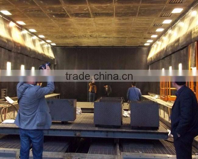 airless shot blasting chamber to clean transformers