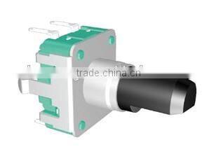 HW-12ES5H24B rotary encoder with flat shaft electric 12&24 detents rotary encoder