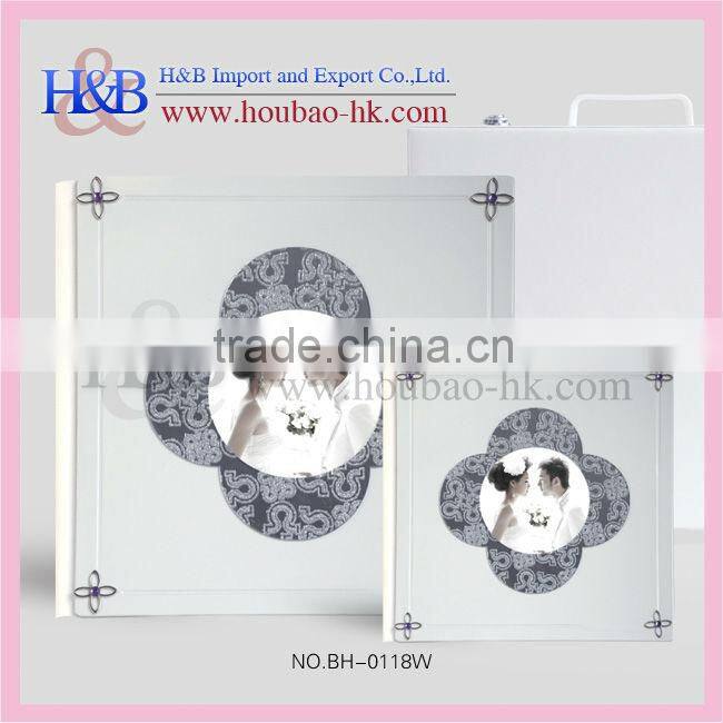 10*10 14*14 Crystal And Paiting Cover Fashion Hot Sale Photo Book Wedding Photo Album