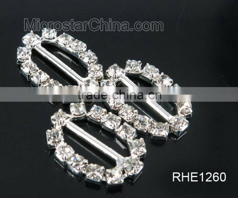 Fashion design crystal charms rhinestone connector for bikini