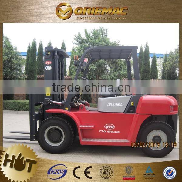 tractor forklift YTO CPCD50 forklift solid tyre