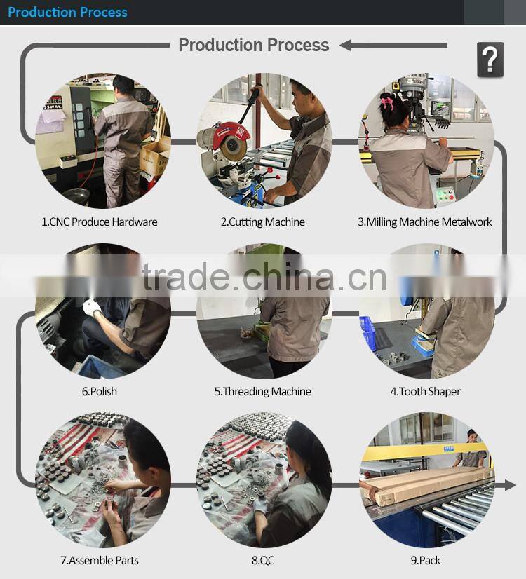 2016 Fashion Bathroom Stainless Steel Adjust Frameless 8mm Tempered Glass Sliding Shower Door