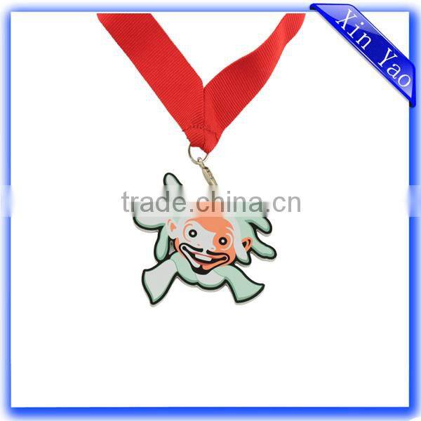 Directly factory supply zinc alloy cheap custom medals and ribbons