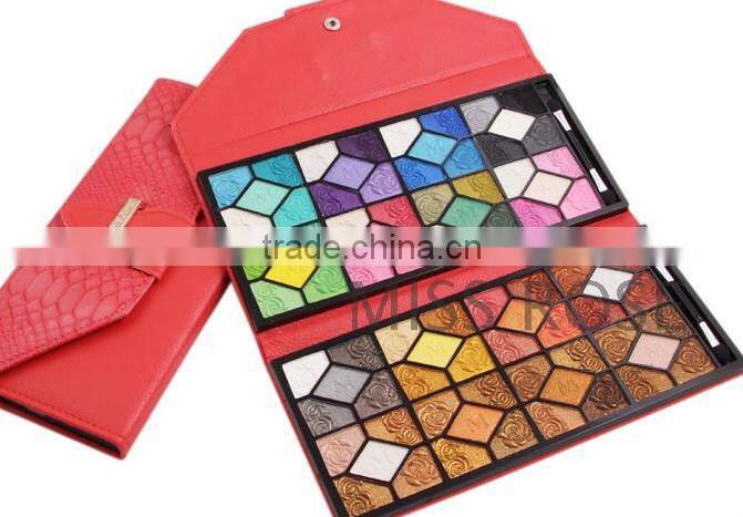 2015 professional own Plastic makeup foundation palette/manly cosmetics eyeshadow