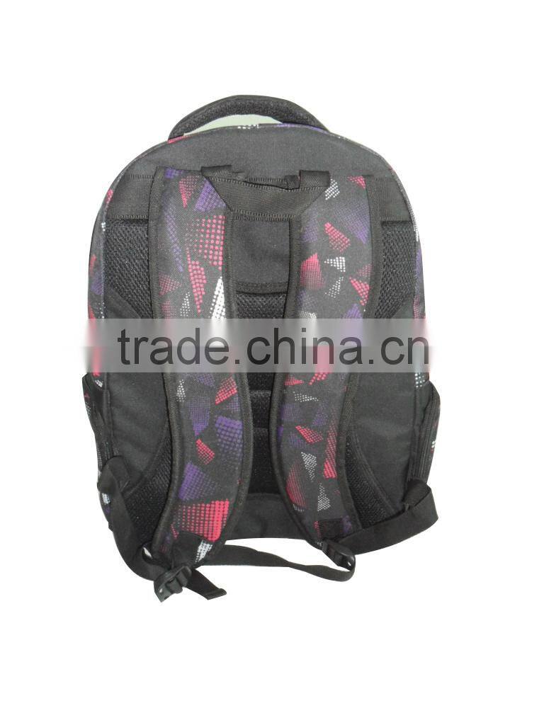 2015 china cheap factory 600D Fashion Backpack School Bag/High Quality School Bag/Promotionschool bags trendy backpack