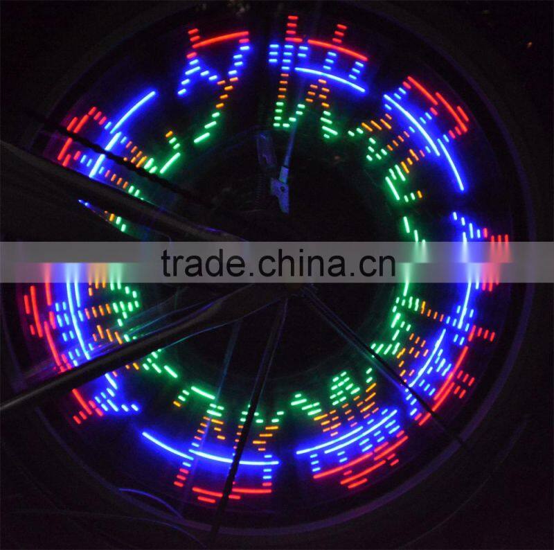 programmable bike wheel light