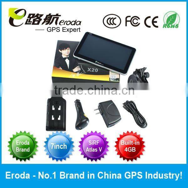 7" Eroda GPS for Car