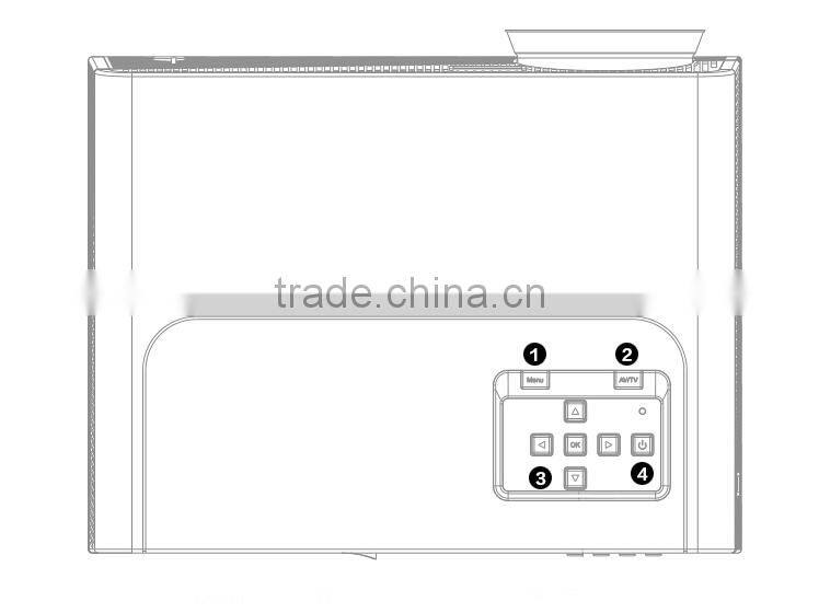 2800lumens Android 4.2 LED beamer projector LED86+ home theater smart projector support bluetooth wifi