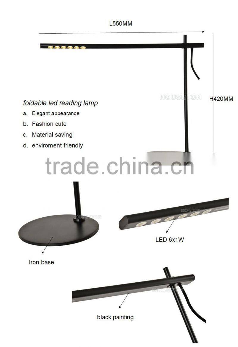 Modern black portable LED desk lamp,black portable LED desk lamp,LED desk lampTL1039