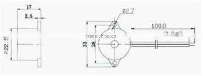 FBPB2317-230V electronic piezo alarm buzzer manufacture(FBELE)
