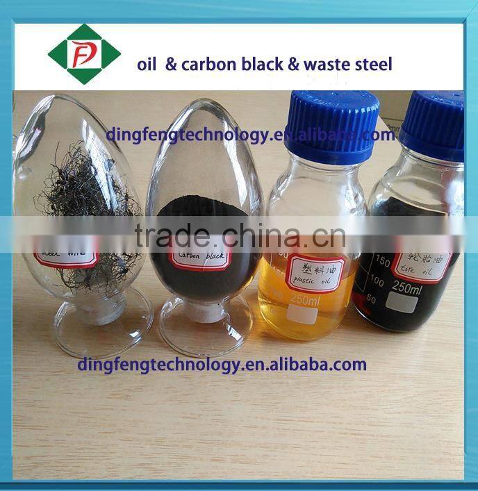 Jiangxi Dingfeng New design waste rubber pyrolysis plant with free installation