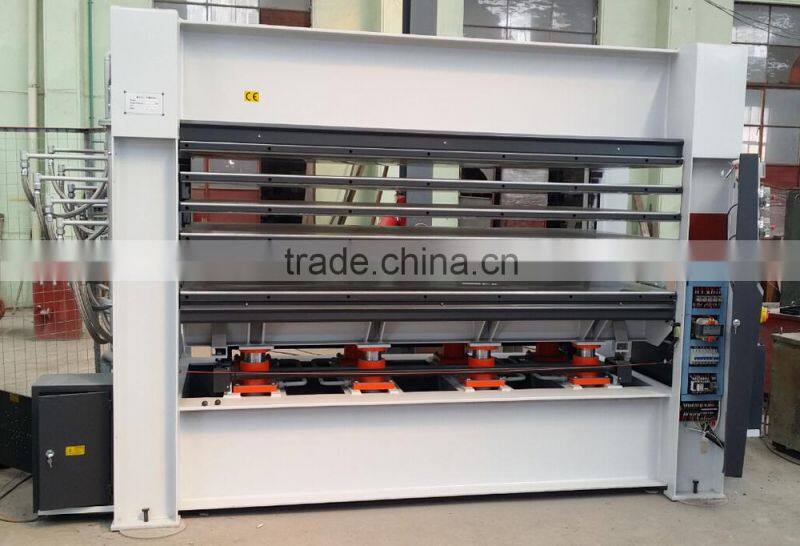 hydraulic hot press machine for furniture with CE