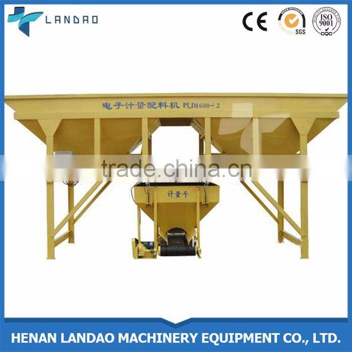 High Efficiency PLD Concrete Aggregate Batcher
