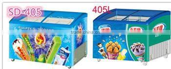 ice cream display freezer for supermarket