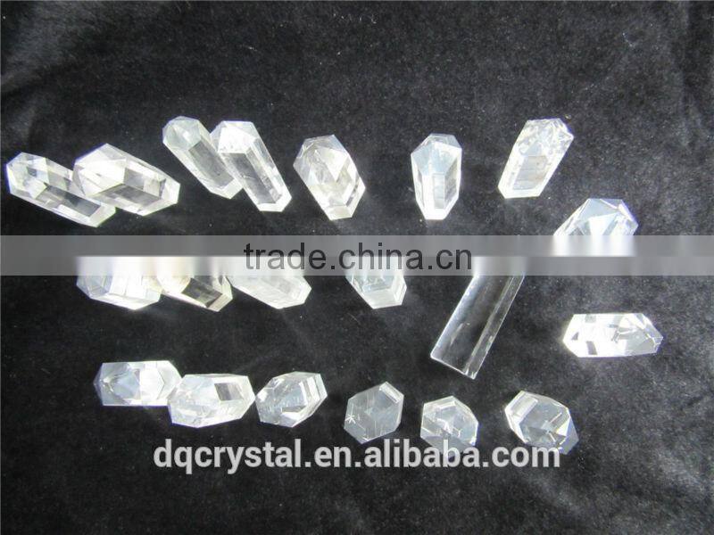 2015 factory direct natural rock clear quartz crystal prism wand,clear crystal point