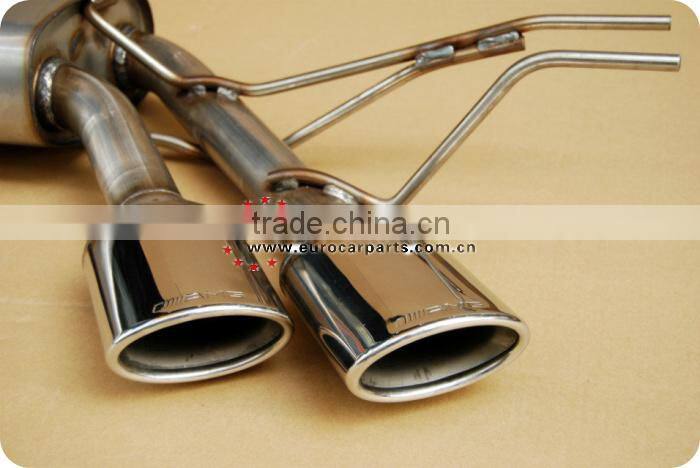 ON PROMOTION!High Quality Stainess Steel Muffler for MB A-STYLE G63 G65 G500 W463