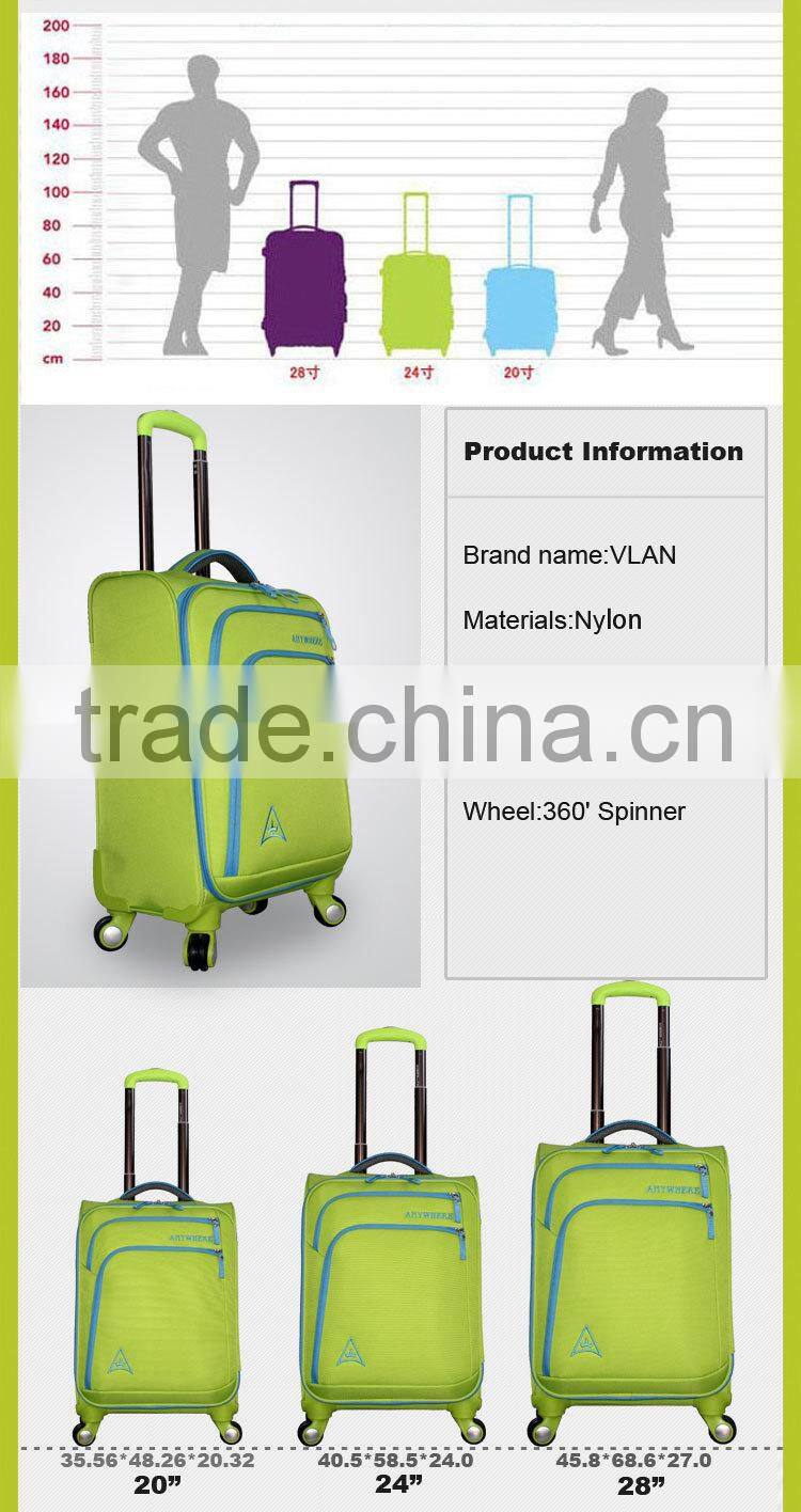 Customized china quality vintage travel luggage sets for wholesale
