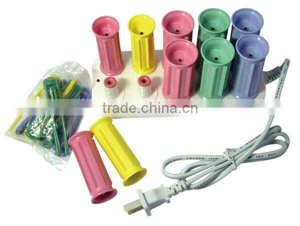 professional salon hair curling electric plastic rods