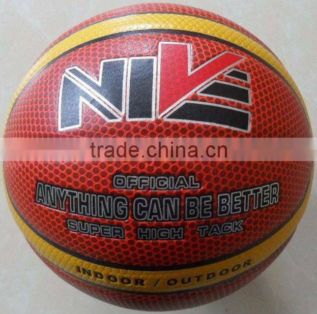 Professional size 7 PU basketball for match