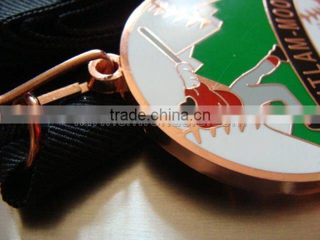Best selling colorful enamel gold metal medal