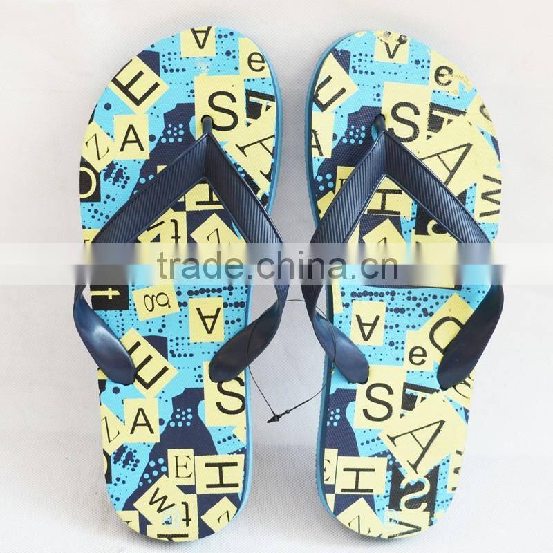 2016 new arrival EVA boys flip flops beach slippers