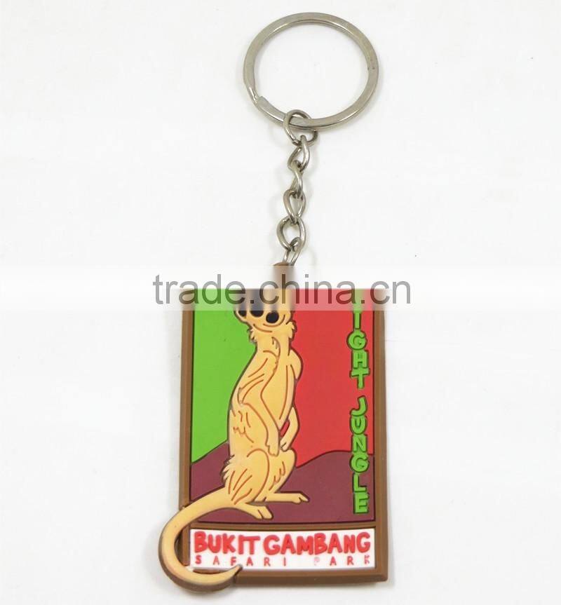 Yiwu Manre bulk PVC/ rubber custom silicone keychain custom shape keychain