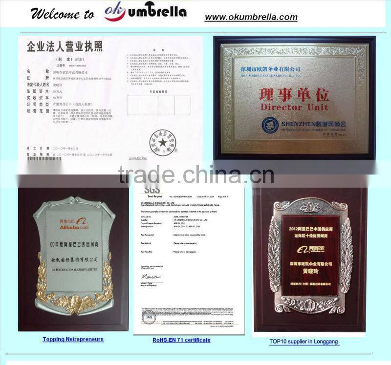 pvc gift fron Chinese umbrella manufacturer OEM