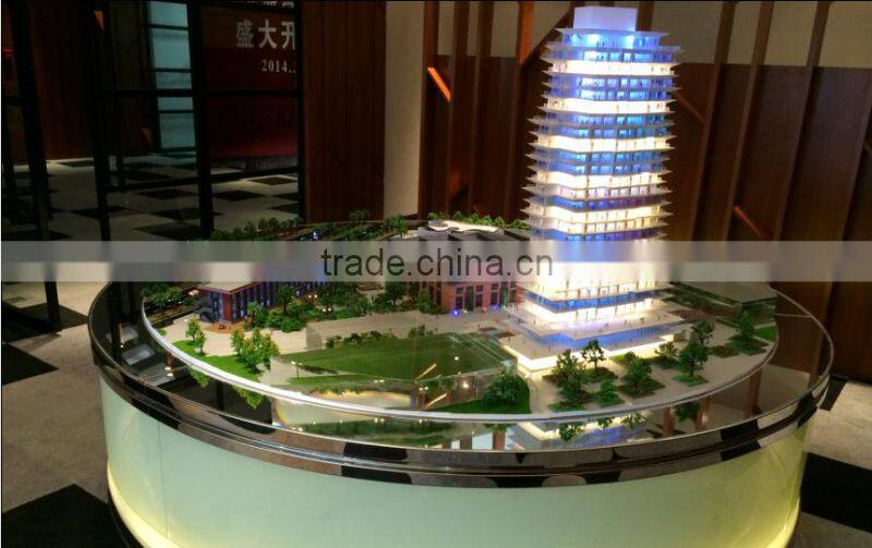 Architectural Model With LED Light/Commercial Building Model Maker/Construction Building model Making