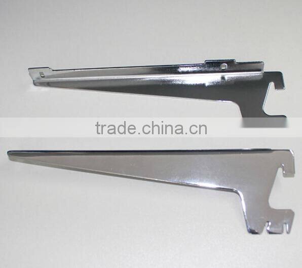 Twin slot metal bracket for pipe hanging