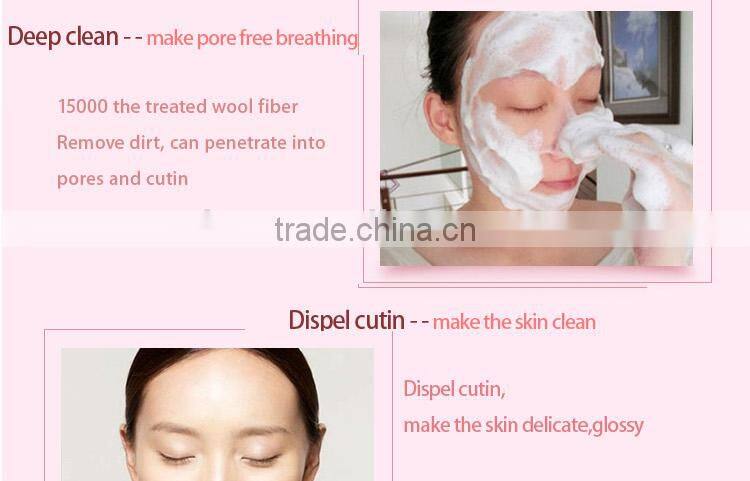 Mini beauty needs handy girl face cleaning brush