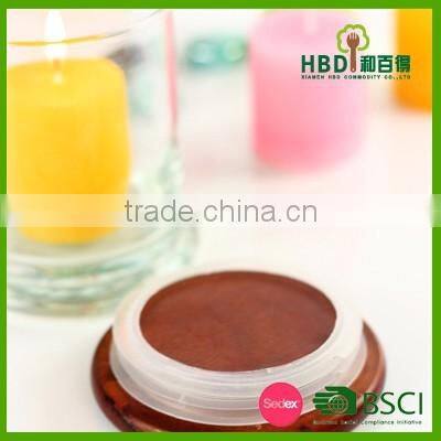 Wooden lid for glass jar with silicone ring for promotional