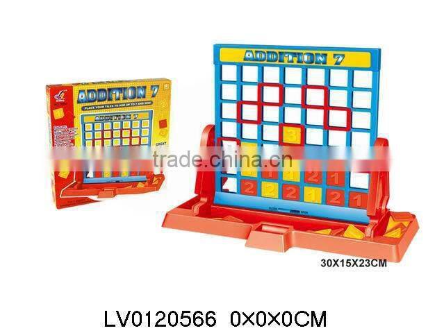 Intelligence plastic chess set addition 7 digital game toys