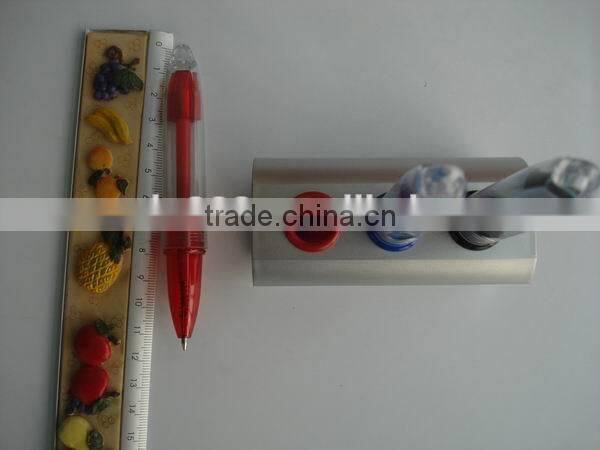 stand up 3 in 1 popular gift ballpoint pen with pen holder