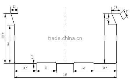 PR-600-305 profile arch roof roll forming machine