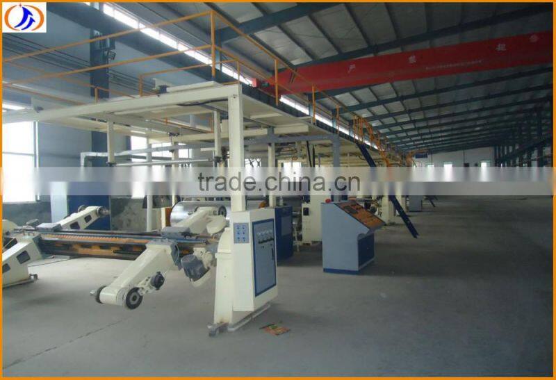 Semi automatic flat die cutting machine for producing cardboard carton box