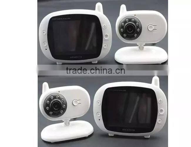 Baby Monitoring 3.5 Inch 2.4g Digital RF modulation LCD Screen Baby monitor with Night Vision