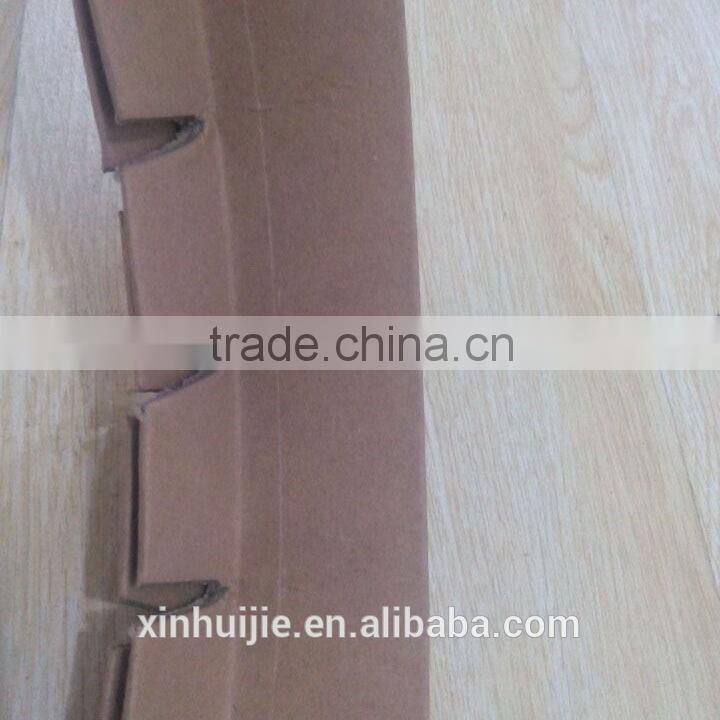 paper and pulp material and edge protector puzzel cut v cut type round edge protector