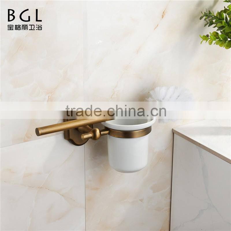 export products bath accessories set ceramic zinc alloy toilet brush holder