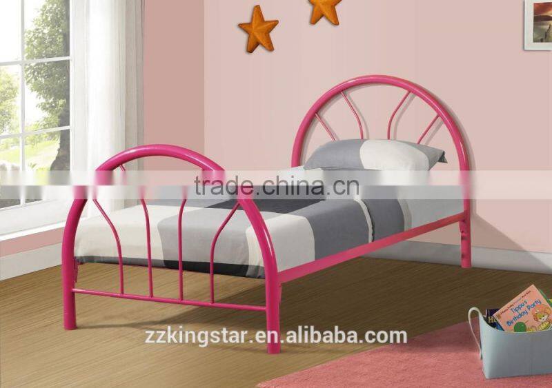 Elegant Single Bed Frame Metal Furniture For Children