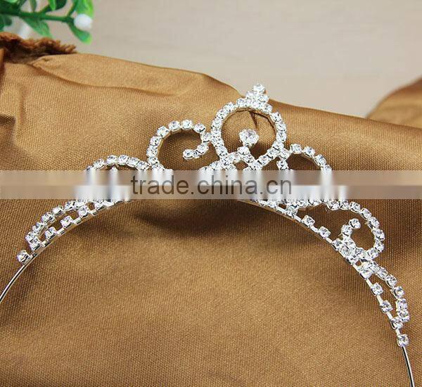 charm swirl shape rhinestone headband