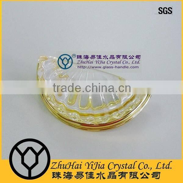 pumpkin style clear special furniture glass knob