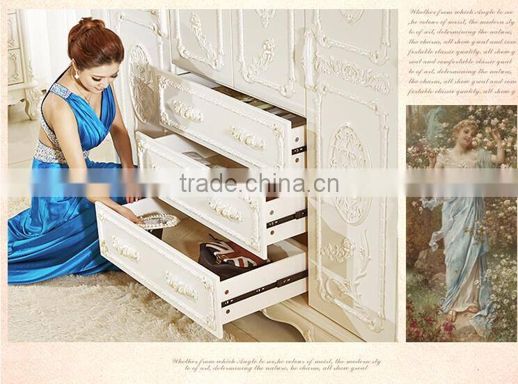 2016 European style luxury Wardrobe Closet Italian Closet wooden
