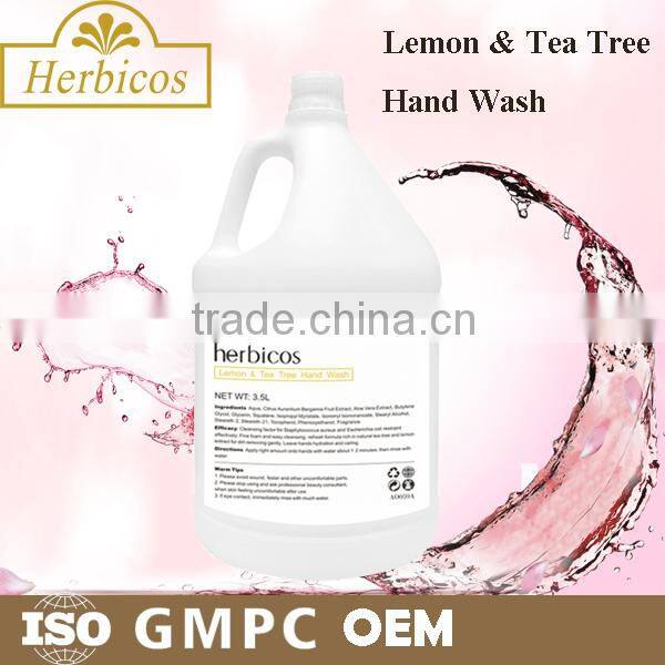 SPA Use Lemon & Tea Tree Hand Wash Liquid Soap 3.78L